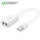 UGREEN USB 2.0 External 3.5mm Sound Card Adapter (30143) | Auzzi Store