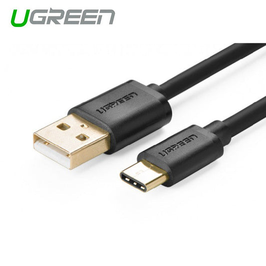 UGREEN USB 2.0 Type A Male to USB 3.1 Type-C Male Charge & Sync Cable - White 1M (30165) | Auzzi Store