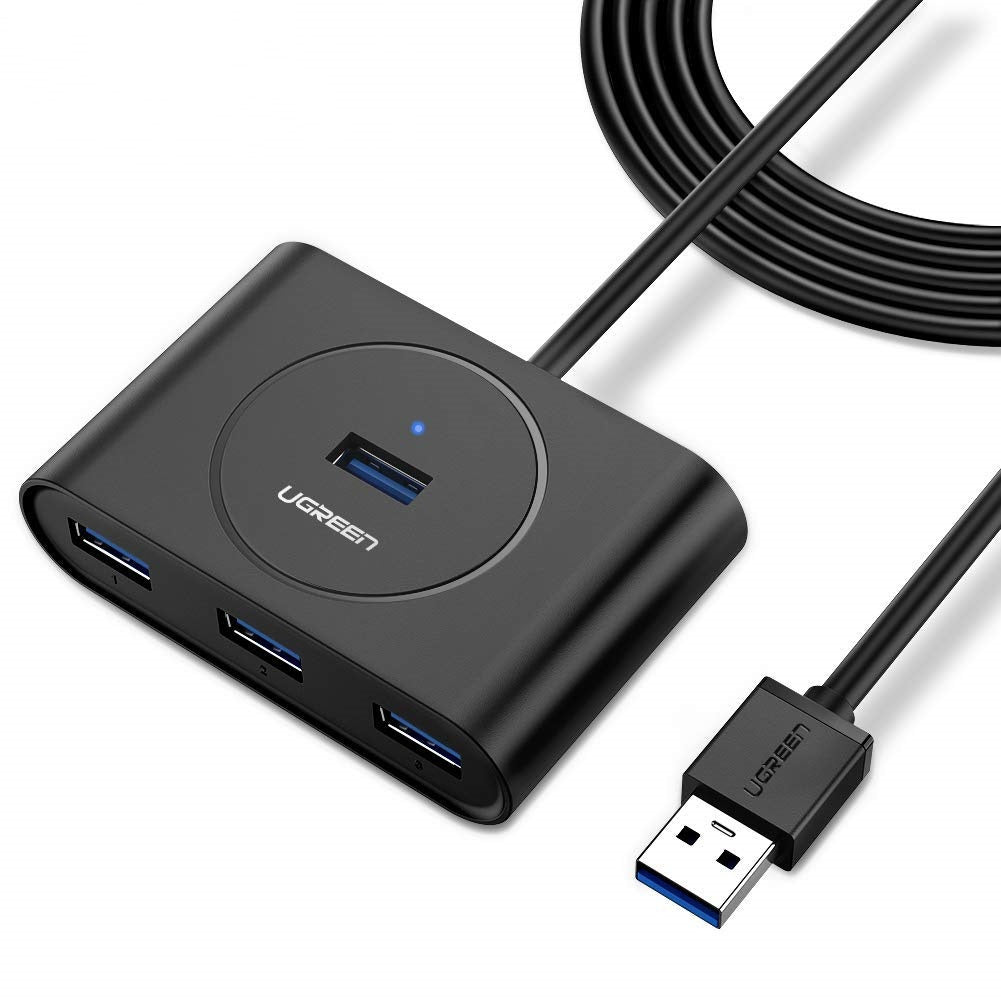 UGREEN USB 3.0 4 Ports Hub Black 50CM (20290) | Auzzi Store