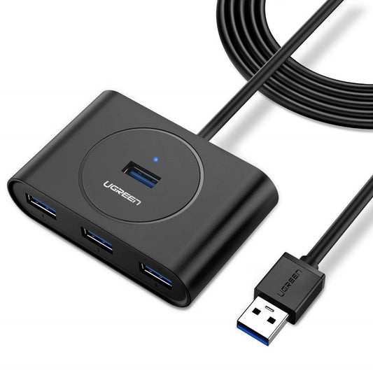 UGREEN USB 3.0 4 Ports Hub Black 50CM (20290) | Auzzi Store