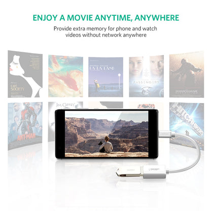UGREEN USB Type-C Male to USB 3.0 Type A Female OTG Cable - White 15CM (30702) | Auzzi Store