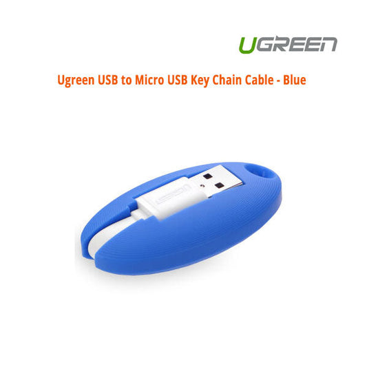 UGREEN USB to Micro USB Key Chain Cable - Blue (30309) | Auzzi Store