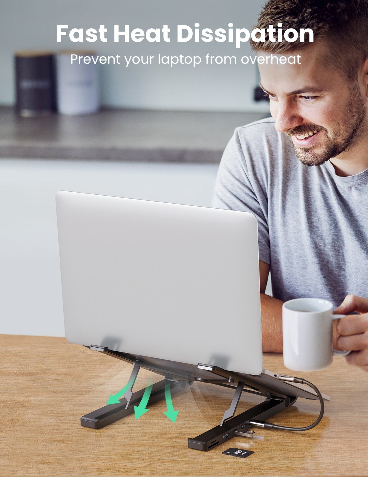 UGREEN X-Kit Laptop Stand Docking Station (80551) | Auzzi Store