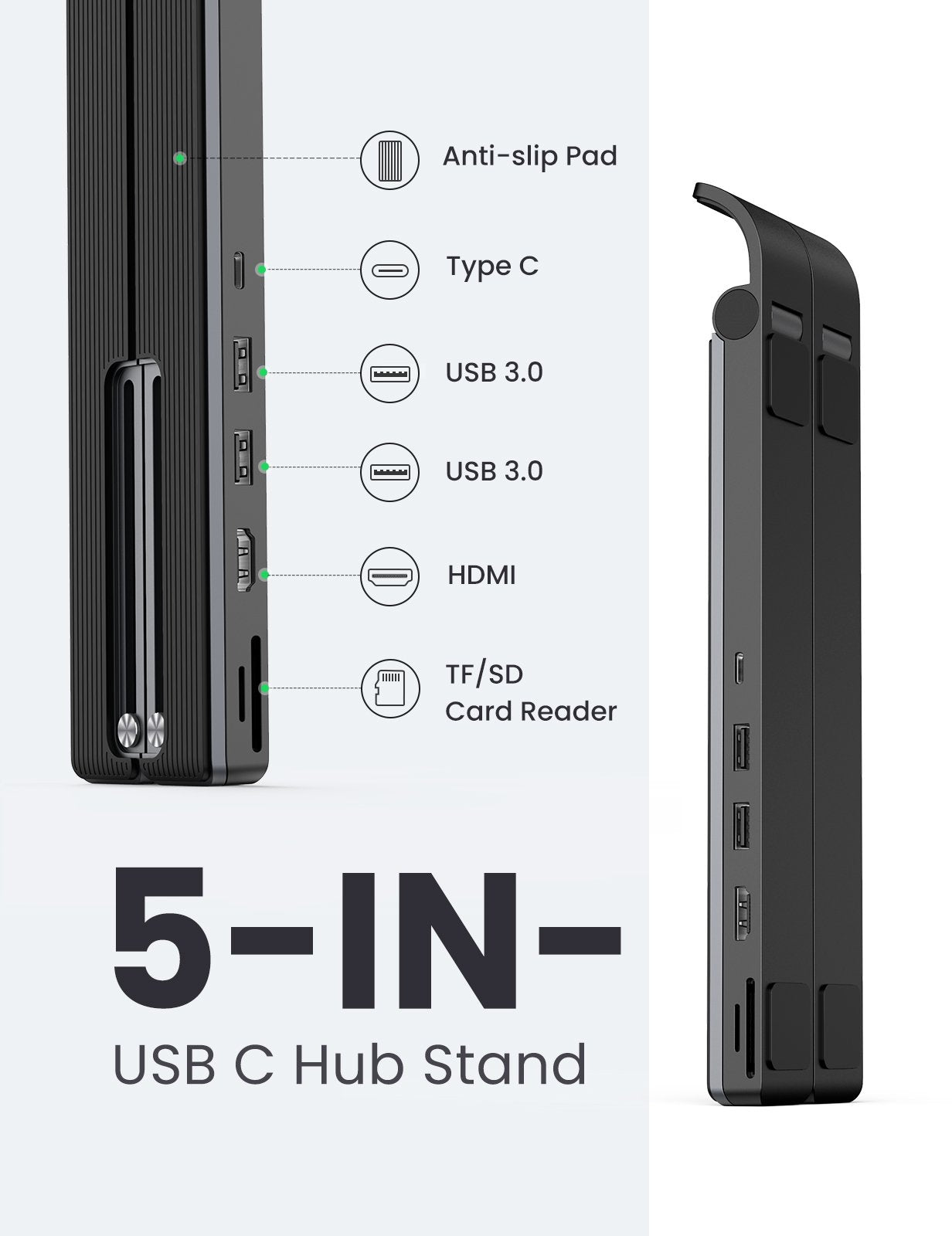 UGREEN X-Kit Laptop Stand Docking Station (80551) | Auzzi Store