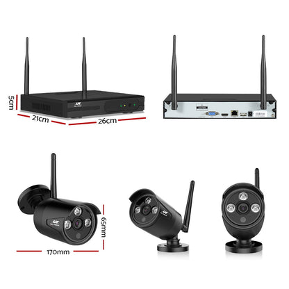 UL-TECH 3MP 8CH Wireless Security Camera NVR Video | Auzzi Store