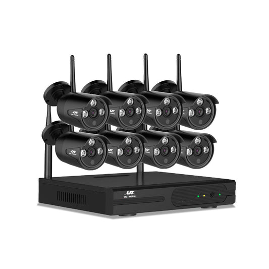 UL-TECH 3MP 8CH Wireless Security Camera NVR Video | Auzzi Store
