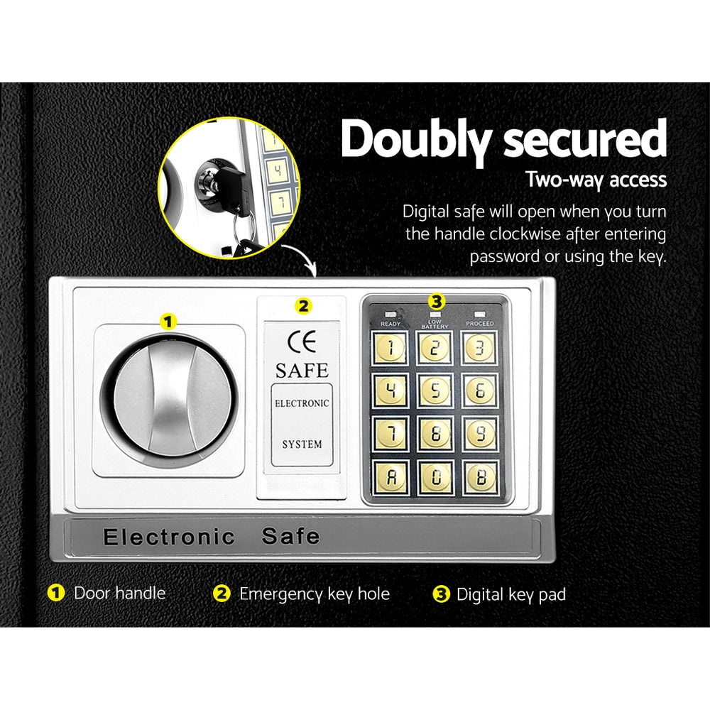 UL-TECH Electronic Safe Digital Security Box 16L | Auzzi Store