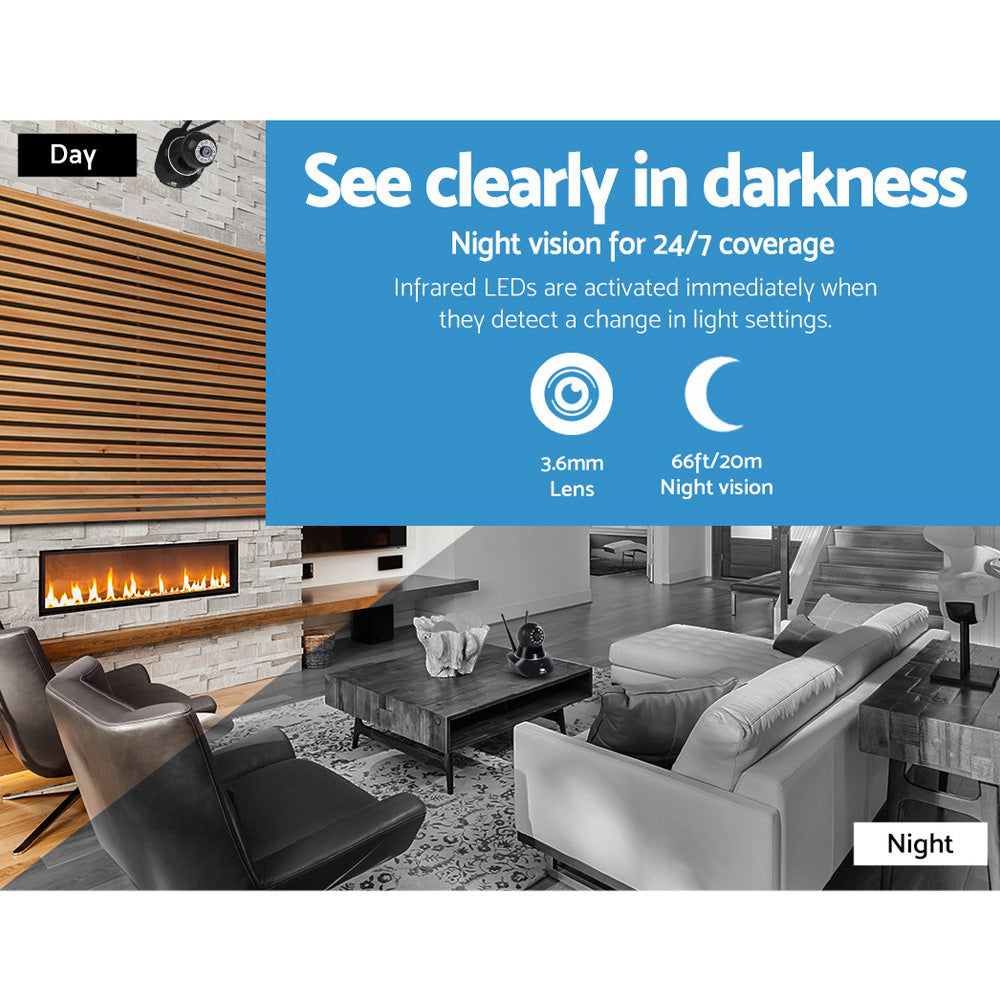 UL Tech 1080P WIreless IP Camera - Black | Auzzi Store