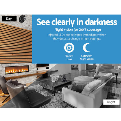 UL Tech 1080P WIreless IP Camera - Black | Auzzi Store