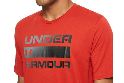 Under Armour Men's Team Issue Wordmark Short Sleeve Tee (Radiant Red/Black)