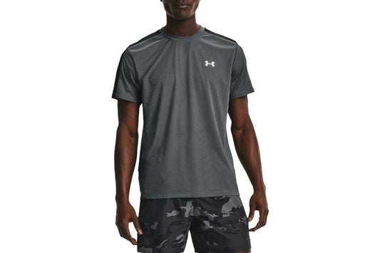 Under Armour Men's Speed Stride Short Sleeve Tee (Pitch Grey/Black/Reflective, Size 3XL)