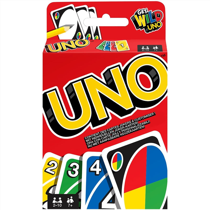 UNO Original Card Game - Get Wild 4 UNO | Auzzi Store