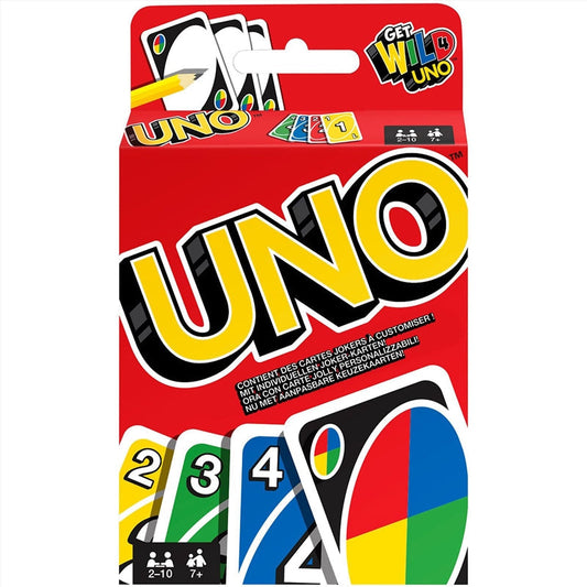 UNO Original Card Game - Get Wild 4 UNO | Auzzi Store