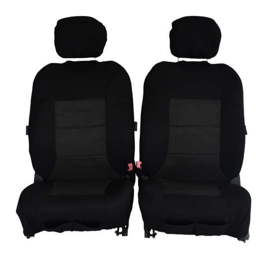 Universal Premium Front Seat Covers Size 30/35 | Black | Auzzi Store