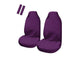 Universal Pulse Throwover Front Seat Covers - Bonus Seat Belt Buddies | Purple | Auzzi Store