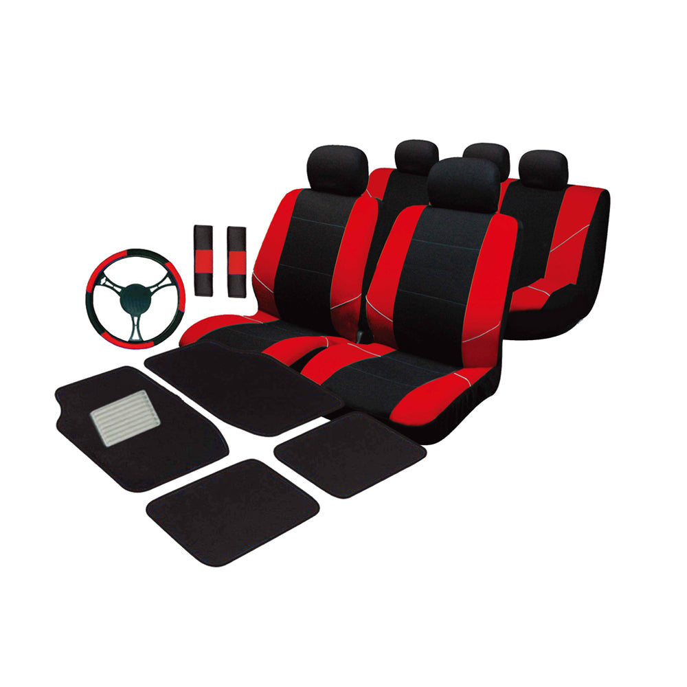 Universal Ultimate Car Accessories Value Pack - Red | Auzzi Store