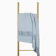 Oxford Throw - Merino Wool Blend - Sky Blue – view 3
