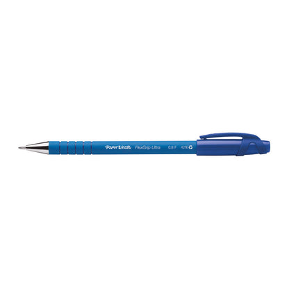 PAPER MATE Flex Grip Ball Pen 0.8mm Blu Box of 12