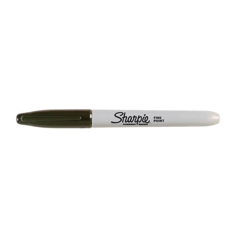 SHARPIE Permanent Marker Fine Point Black Box of 12