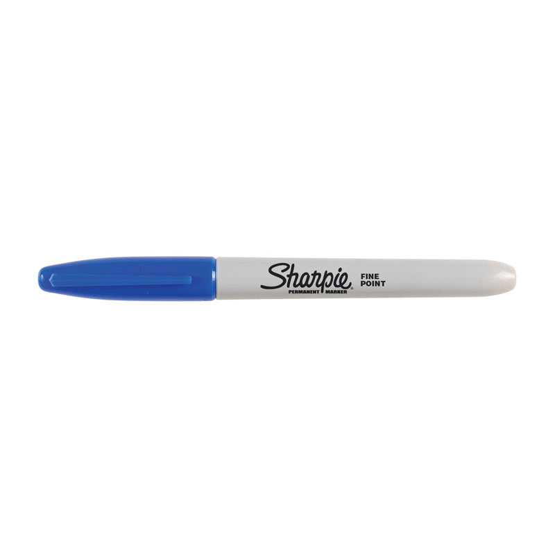 SHARPIE Permanent Marker Fine Point Blue Box of 12