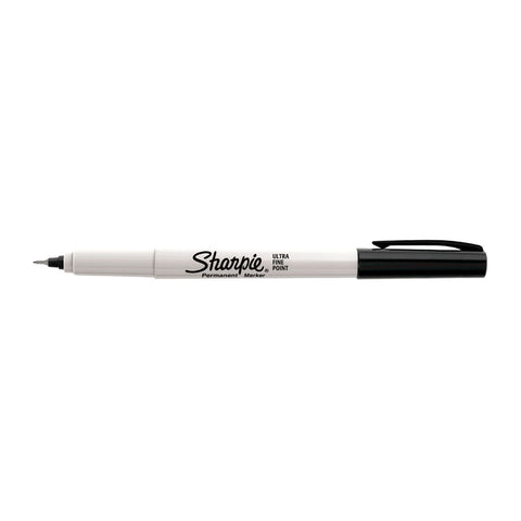 SHARPIE Ultra Fine Point Permanent Marker Black Box of 12 - Auzzistore