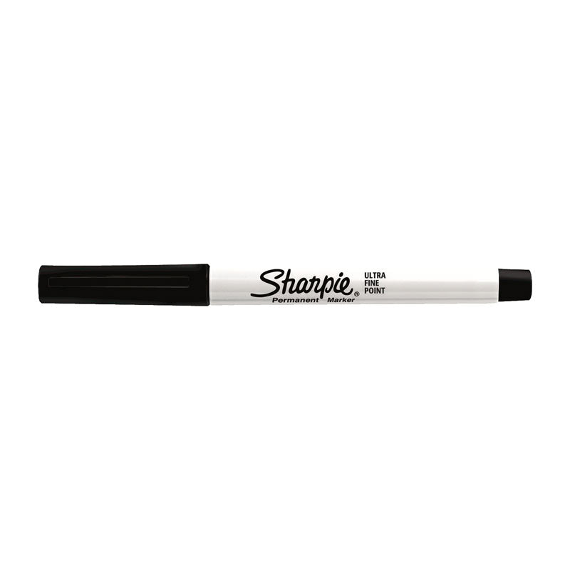 SHARPIE Ultra Fine Point Permanent Marker Black Box of 12