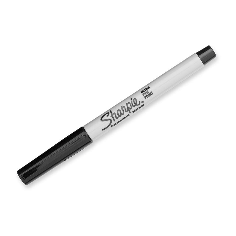 SHARPIE Ultra Fine Point Permanent Marker Black Box of 12