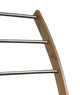 Bamboo Towel Bar Metal Holder Rack 3-Tier Freestanding and Bottom shelf for Bathroom – view 2