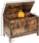 Wooden Sturdy Entryway Storage Bench with Safety Hinge – view 3