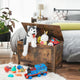 Wooden Sturdy Entryway Storage Bench with Safety Hinge – view 6