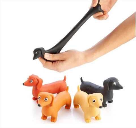 Novelty Stretch Dachshund Sausage Dog Toy (SELECTED AT RANDOM) - Auzzistore