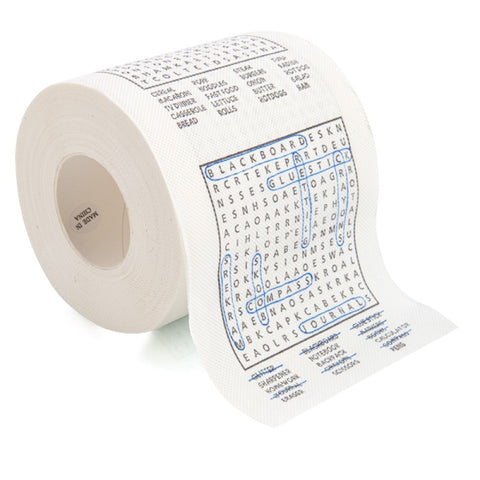 Word Search Toilet Paper - Auzzistore