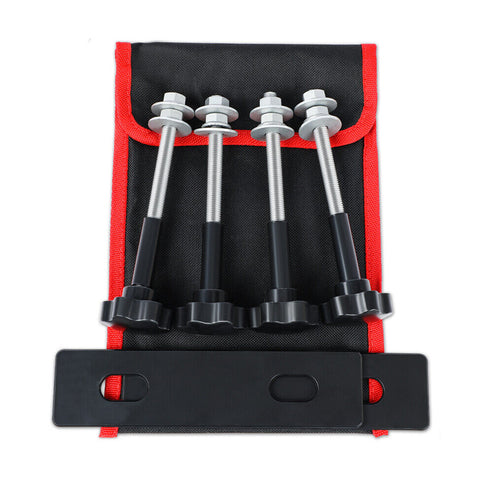 X-BULL Tracks Fixing Pins Mounting Kit Holders Roof Rack Mount Bracket 4WD 4x4 - Auzzistore