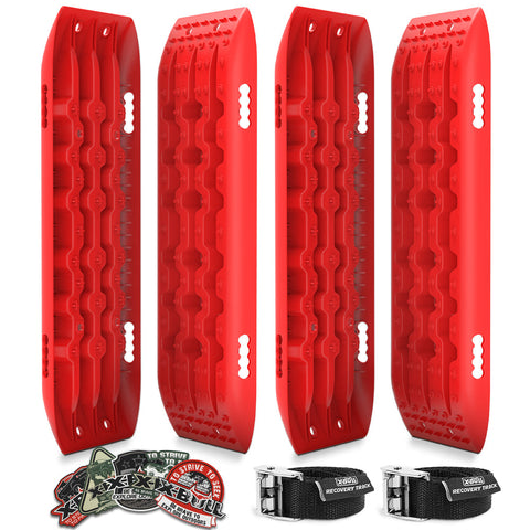 X-BULL Recovery tracks 10T Sand Mud Snow 2 pairs Offroad 4WD 4x4 2pc 91cm Gen - Auzzistore