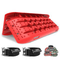 X-BULL Recovery tracks 10T Sand Mud Snow RED Offroad 4WD 4x4 2pc 91cm Gen