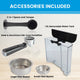 Pronti 1.6L Automatic Coffee Espresso Machine with Steam Frother – view 4