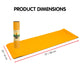 Powertrain TPE Yoga Exercise Mat Home Gym Pilates Fitness 8mm Thick in Orange – view 2
