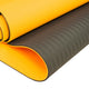 Powertrain TPE Yoga Exercise Mat Home Gym Pilates Fitness 8mm Thick in Orange – view 3
