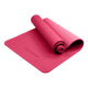 Powertrain Eco-friendly Dual Layer 6mm Yoga Mat | Pink | Non-slip Surface And Carry Strap For Ultimate Comfort And Portability – view 3