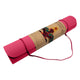 Powertrain Eco-friendly Dual Layer 6mm Yoga Mat | Pink | Non-slip Surface And Carry Strap For Ultimate Comfort And Portability – view 5