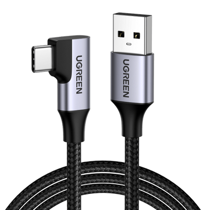 UGREEN 20289 Angled USB-C 3.0 Fast Charge Cable 0.5M