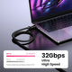 UGREEN 80390 DP V1.4 Male to Male Plastic Case Braided Cable 1M – view 4