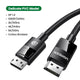 UGREEN 80394 DP V1.4 Male to Male Plastic Case Braided Cable 5M – view 2