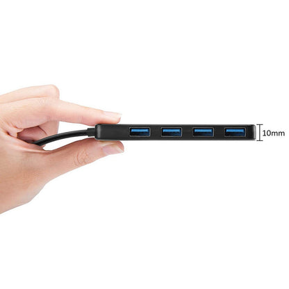 Simplecom CH340 Compact USB-C to 4 Port USB-A Hub USB 3.2 Gen1