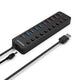 Simplecom CHU810 48W 10-Port USB 3.0 Hub and Charger with Individual Switches 12V/4A Power Adapter BC1.2 Fast Charging – view 2