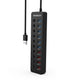 Simplecom CHU810 48W 10-Port USB 3.0 Hub and Charger with Individual Switches 12V/4A Power Adapter BC1.2 Fast Charging – view 4