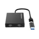 Simplecom DA369 USB 3.0 or USB-C to Dual 4K HDMI 2.0 Display Adapter for 2x 4K@60Hz Extended Screens – view 3