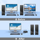 Simplecom KM420 2-Port HDMI KVM Switch HDMI 2.0 4K@60Hz 4-Port USB 3.0 Hub 5Gbps – view 6