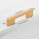 Slim Design Kitchen Cabinet Handles Drawer Bar Handle Pull Gold 96MM – view 2