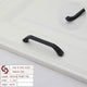 Zinc Kitchen Cabinet Handles Bar Drawer Handle Pull black color hole to hole 96MM – view 2